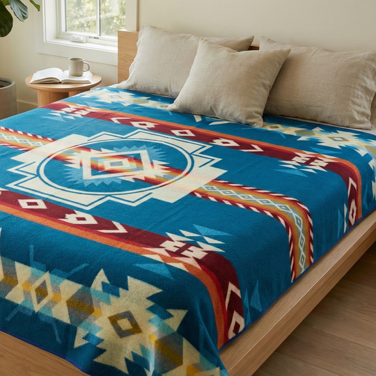 CIELO DUAL — ALTURA ’26 Reversible Artisan Throw