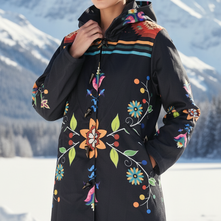OLDTRIBES™Sacred Bloom long Coat