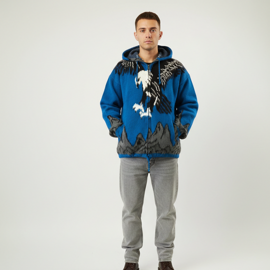 Eagle Unisex Alpaca Sweater