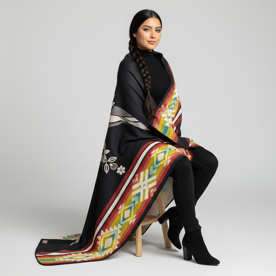 Laine Twin Hummingbird OLDTRIBES™ (réversible)