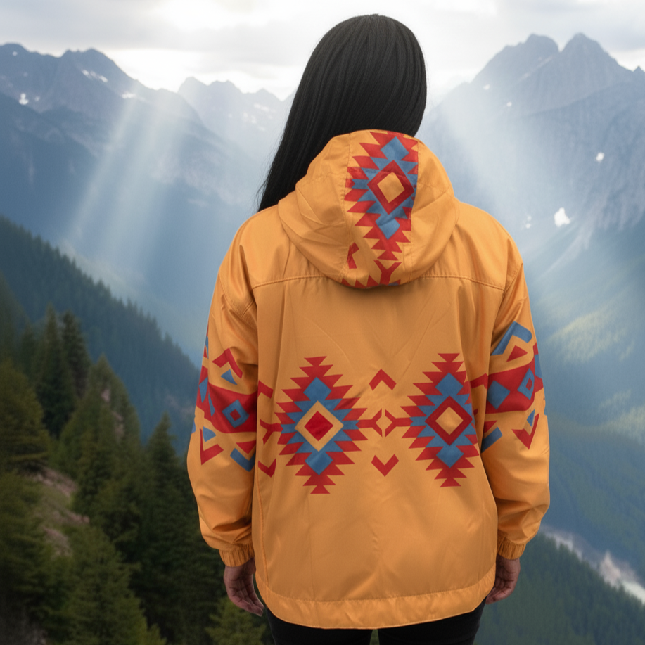 OLDTRIBES™ Sunrise Peaks Windbreaker(Yellow)