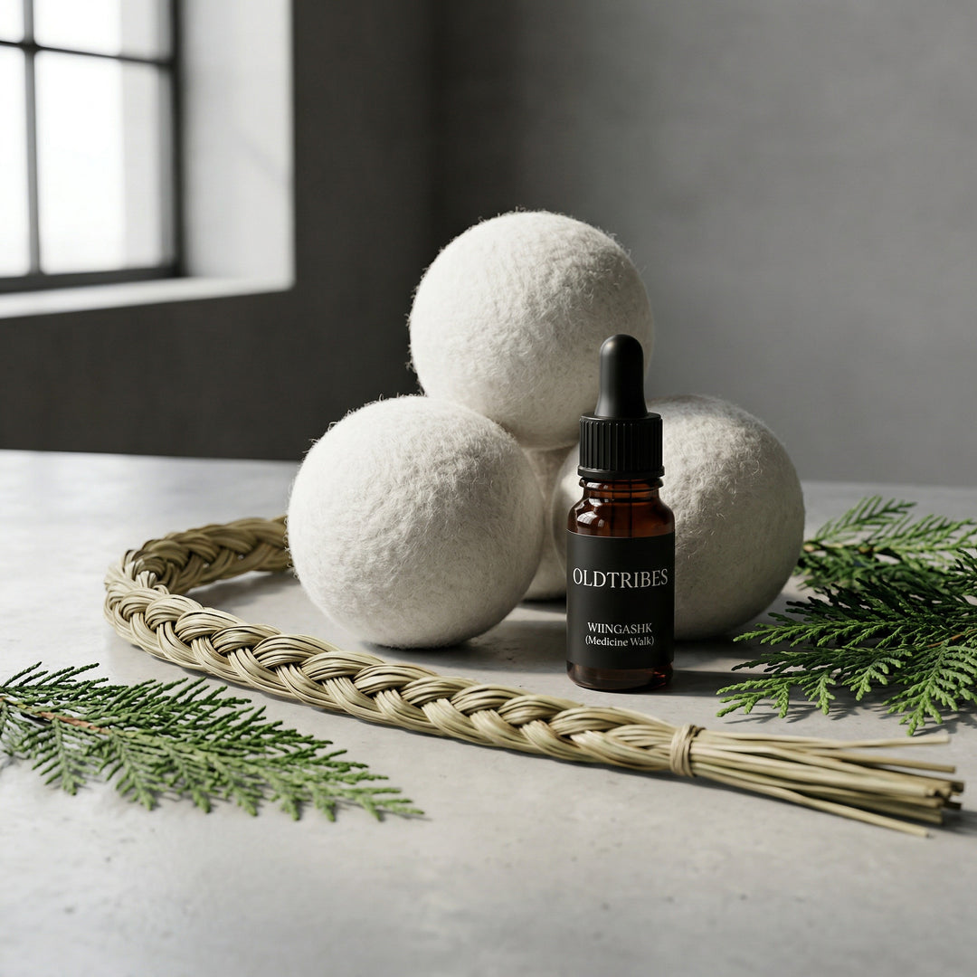 WIINGASHK (Medicine Walk) | Pre-Scented Wool Dryer Ball Set