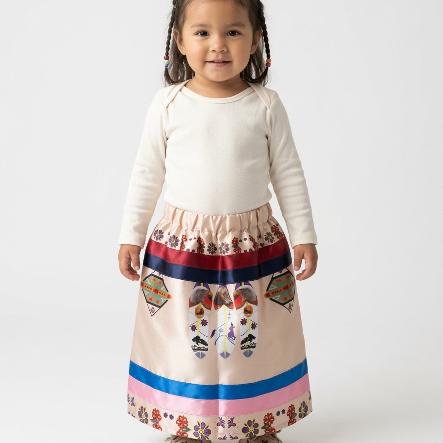 OLDTRIBES™  Infants Eagle  Ribbon Skirt