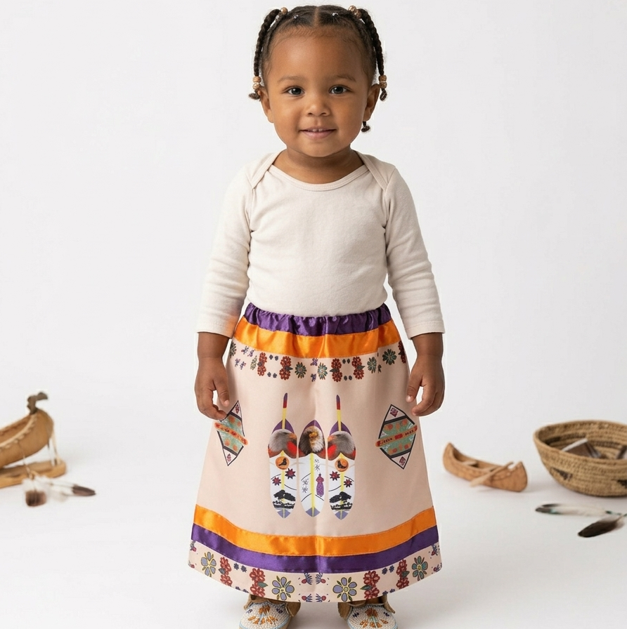 OLDTRIBES™  Infants Eagle  Ribbon Skirt