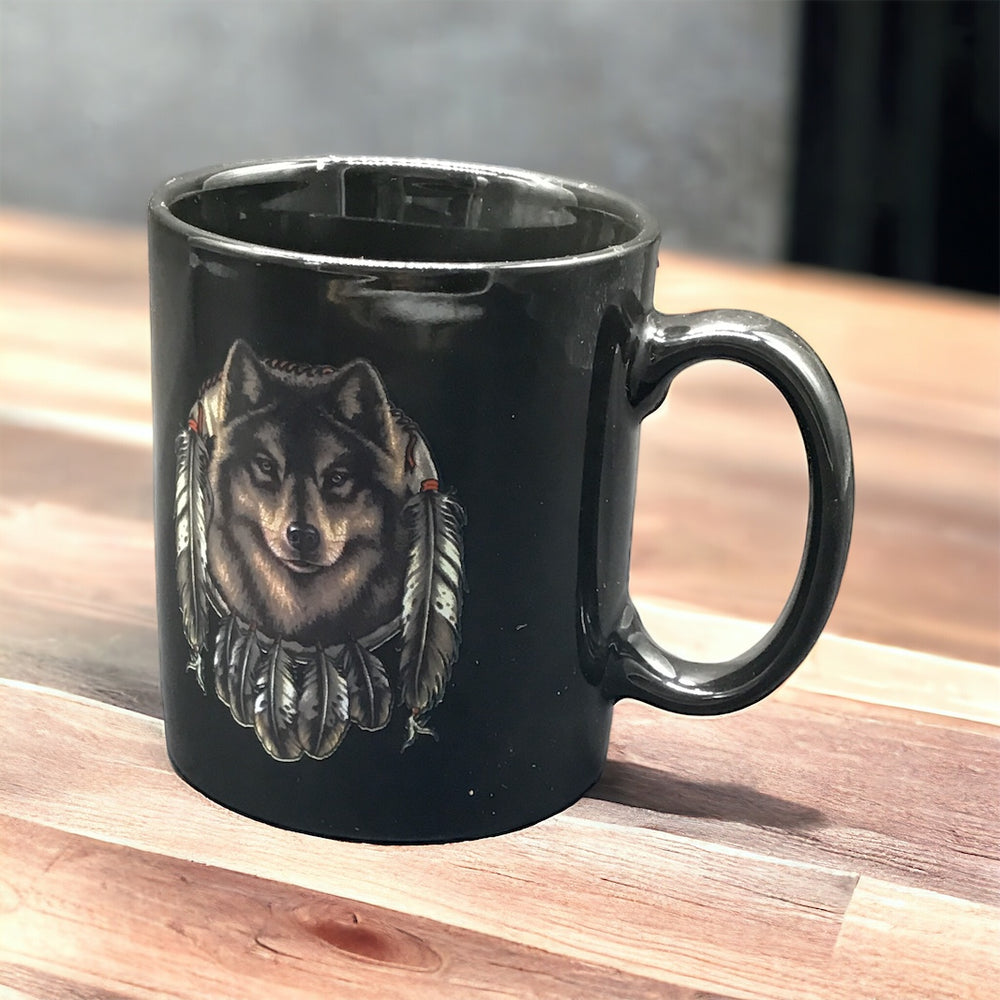 Tasse en céramique noire de style sud-ouest OLDTRIBES™