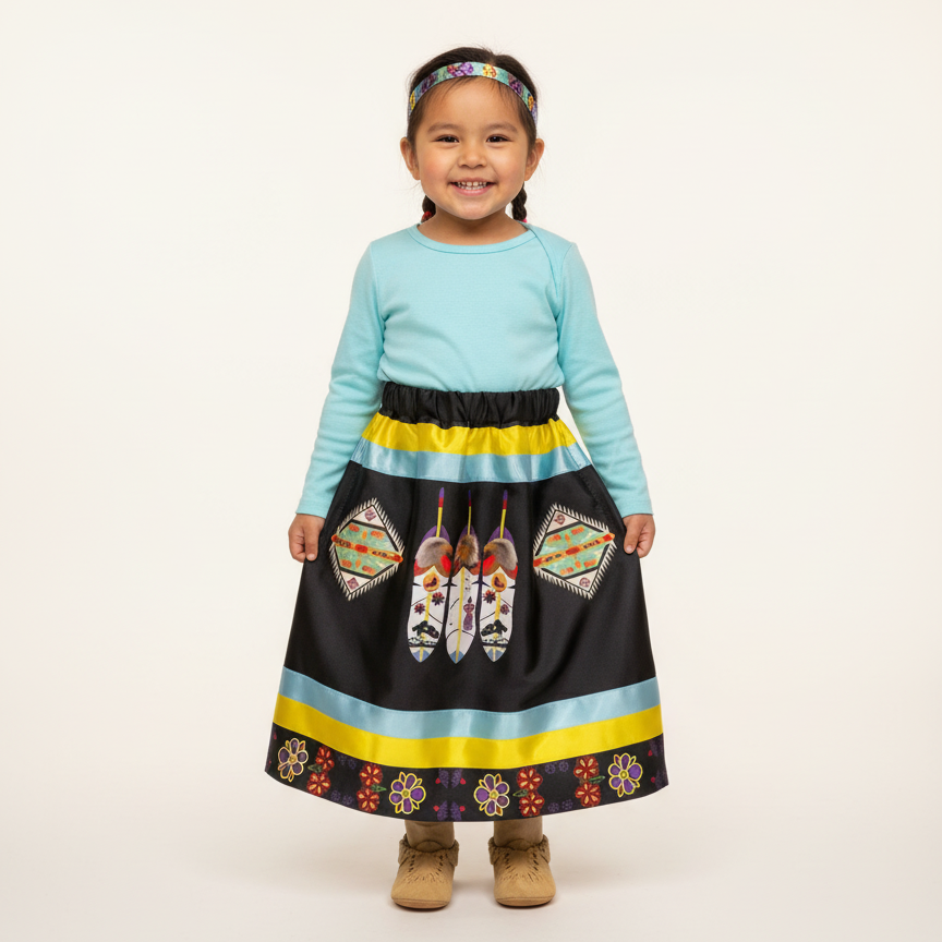 OLDTRIBES™  Infants Eagle  Ribbon Skirt