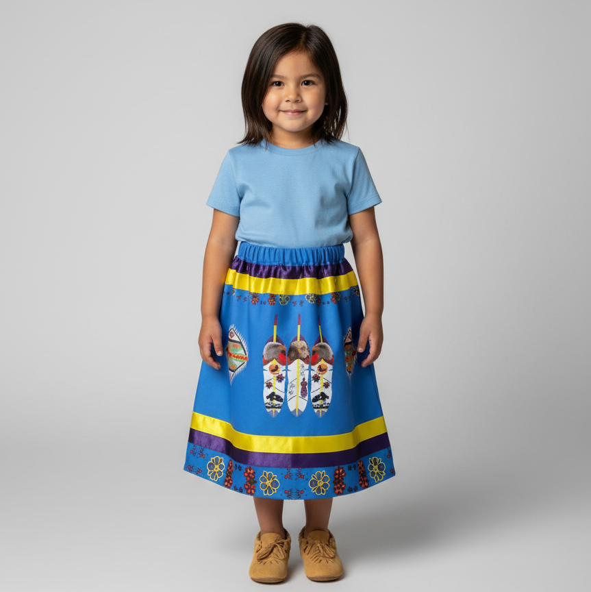 OLDTRIBES™  Infants Eagle  Ribbon Skirt