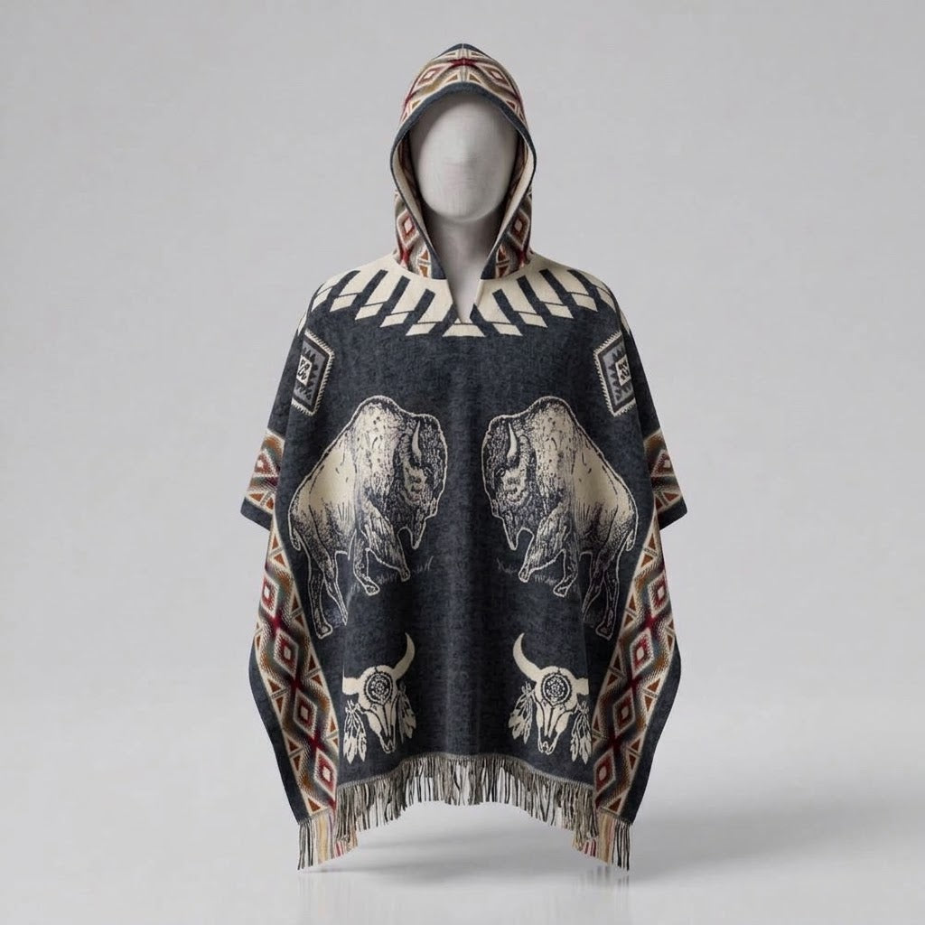 Buffalo HandMade Wool Poncho