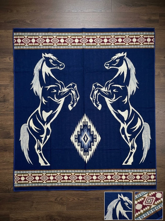 OLDTRIBES™ Gallant Horses Wool (Reversible)