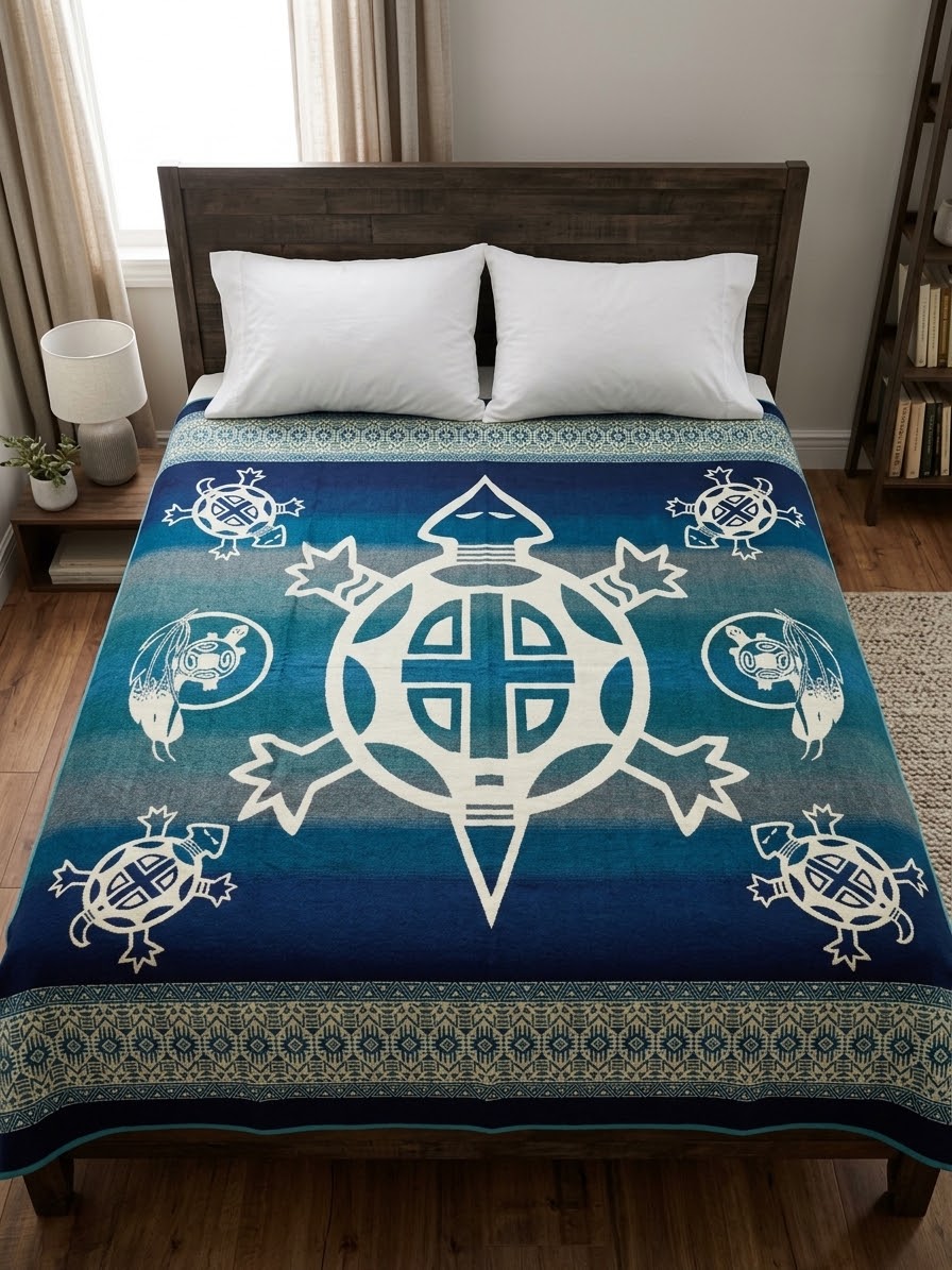 OLDTRIBES™ Turtle Island Alpaca Blanket