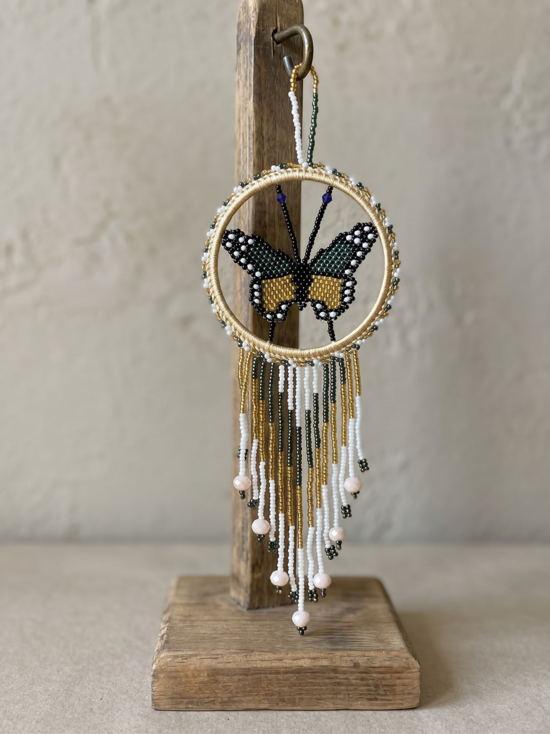 Golden and Brown Butterfly Dream Catchers