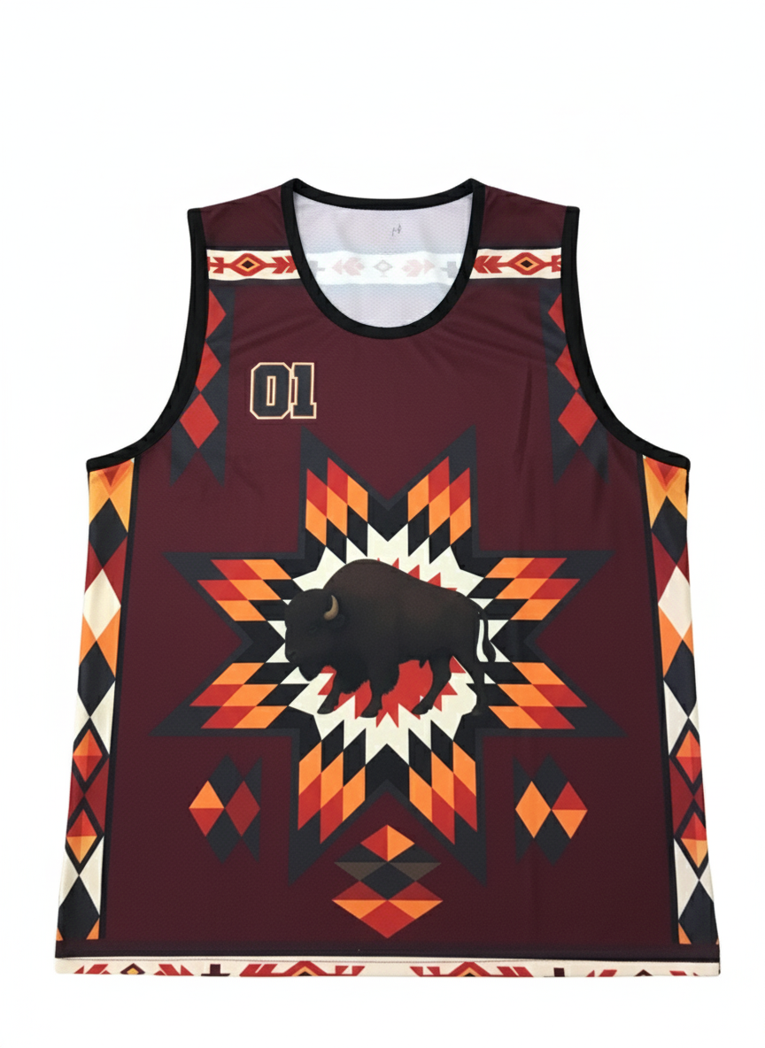 Buffalo Star Jersey(Maroon)