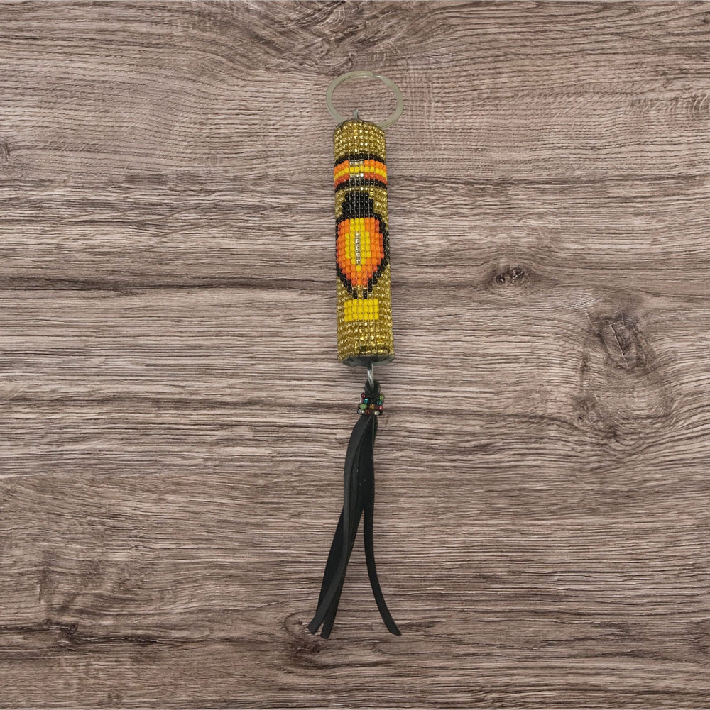 OLDTRIBES™ Golden Handcrafted Beaded Keychain