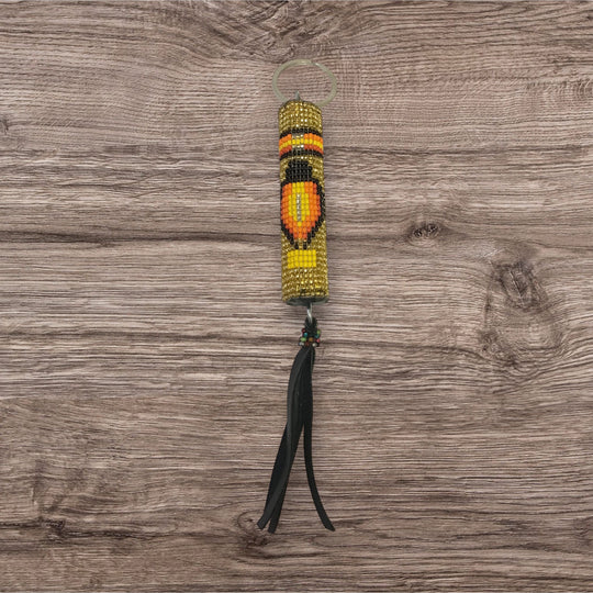 OLDTRIBES™ Golden Handcrafted Beaded Keychain
