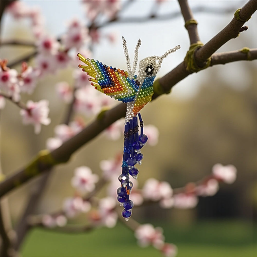 Crystal  bead Humming Bird