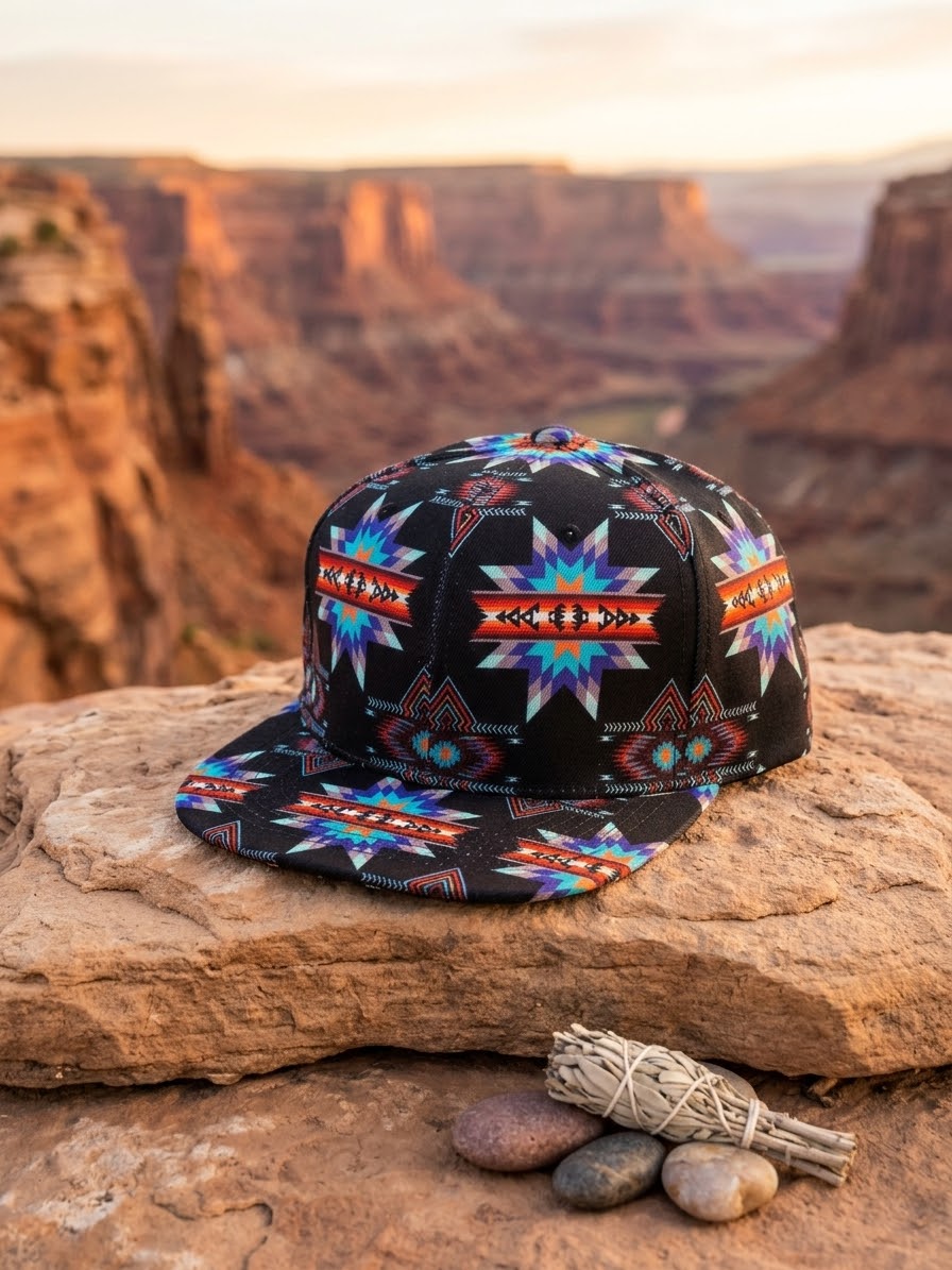 Star Design Native Cap