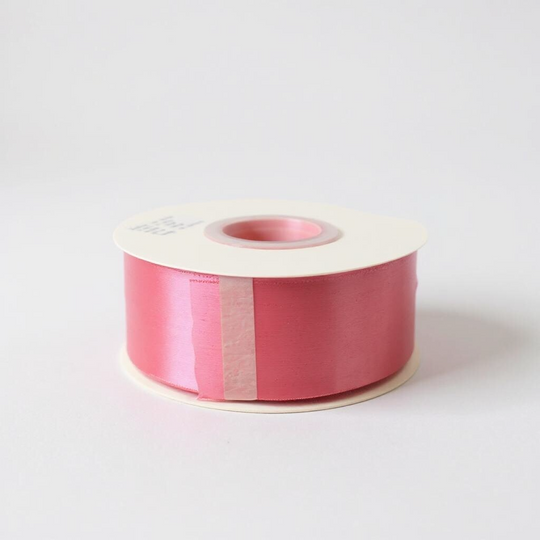 Satin Ribbon Double Face- Pink- 3.8 cm Wide