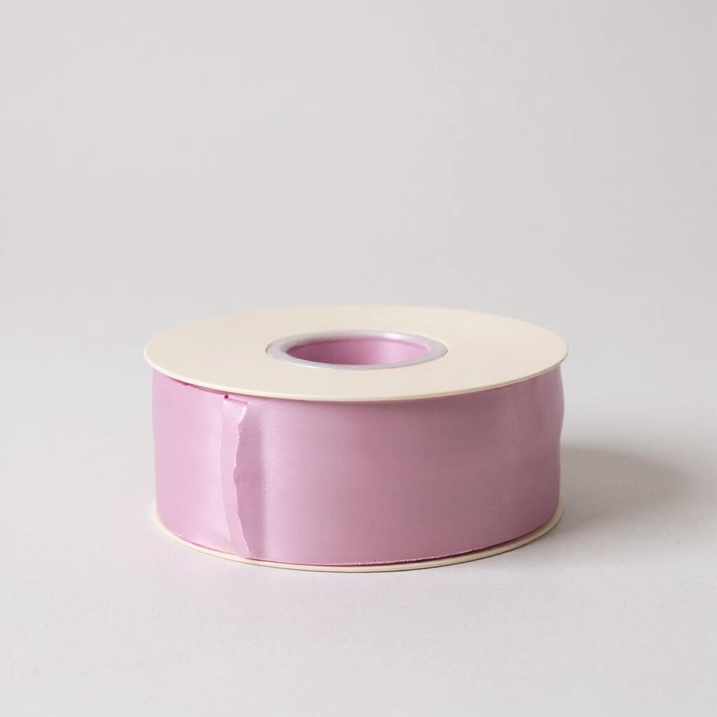 Satin Ribbon Double Face- Pink- 3.8 cm Wide