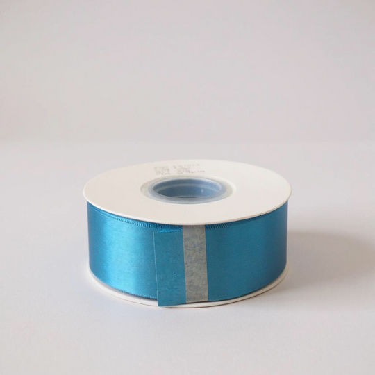 Satin Ribbon Double Face- Blue- 3.8 cm Wide