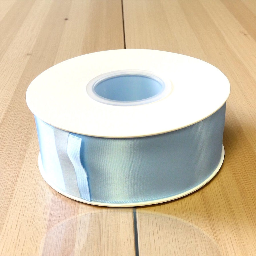 Satin Ribbon Double Face- Blue- 3.8 cm Wide