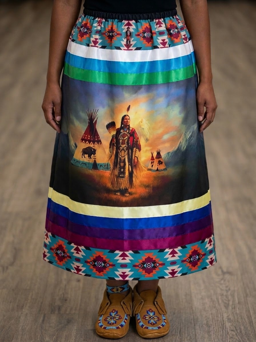 OLDTRIBES™ Sacred Ground Ribbon Skirt