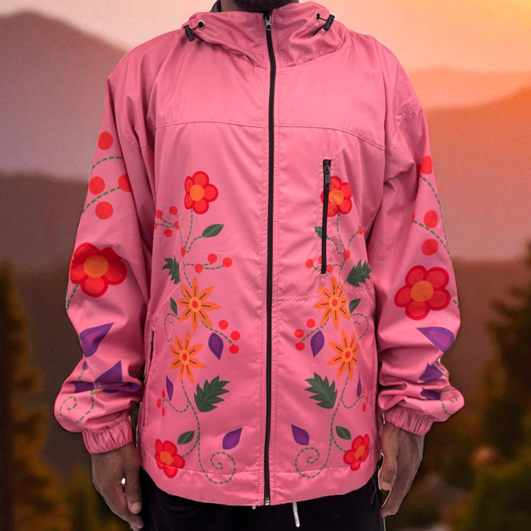 OLDTRIBES™ Pink  Spring Blossom Windbreaker