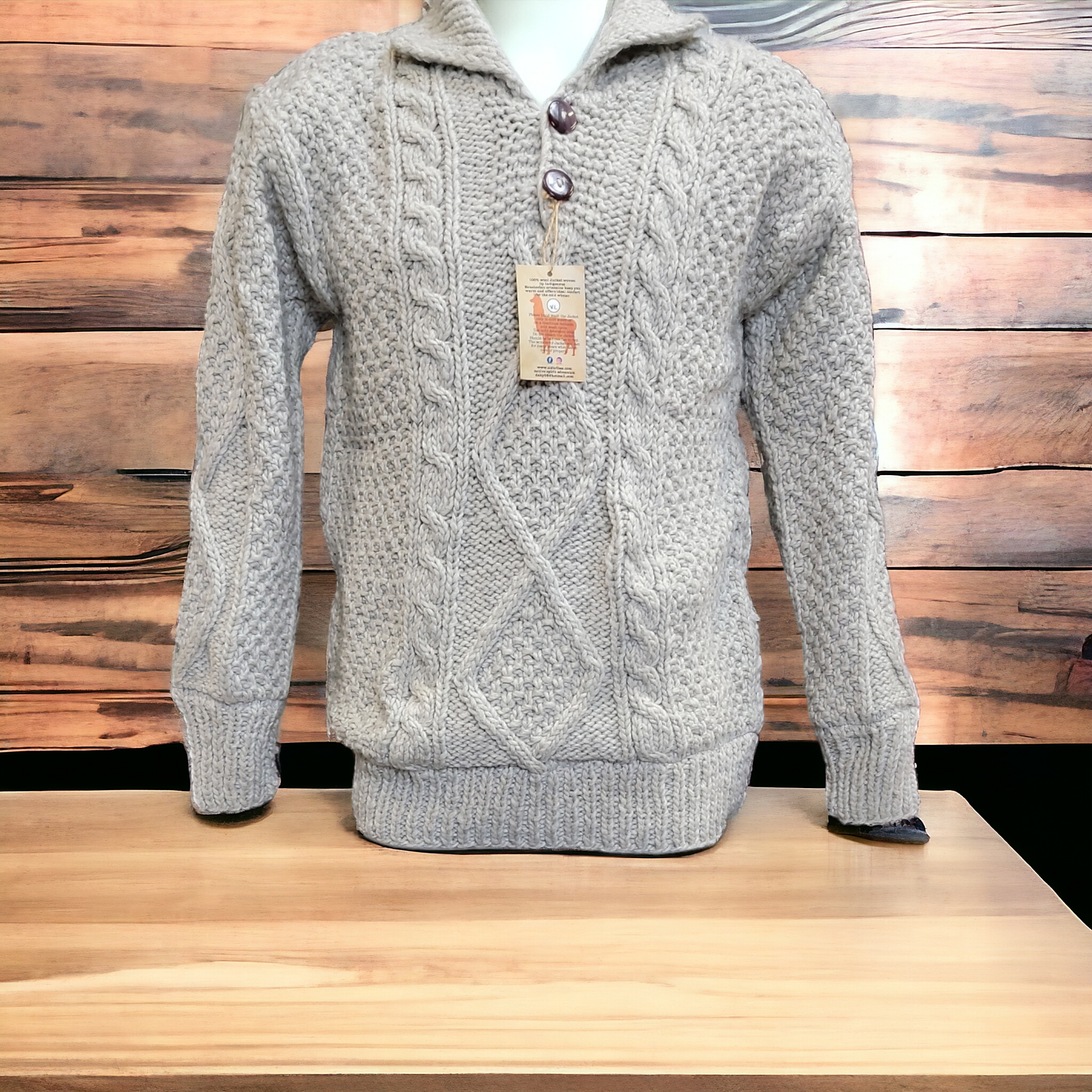 Llama 2025 wool jacket