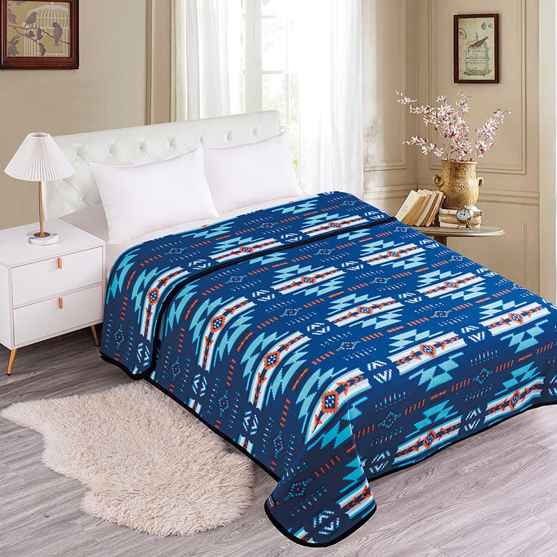 Native Butterfly Polar Fleece Blanket (Seafloor)