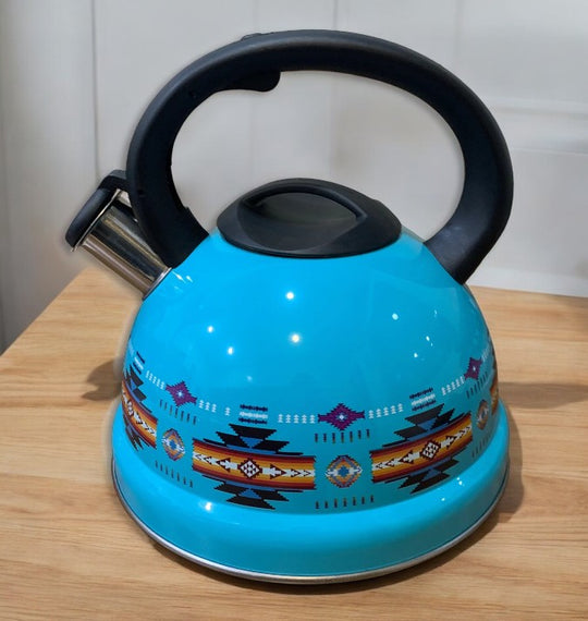 Turquoise 3L Stainless Steel Tea Kettle