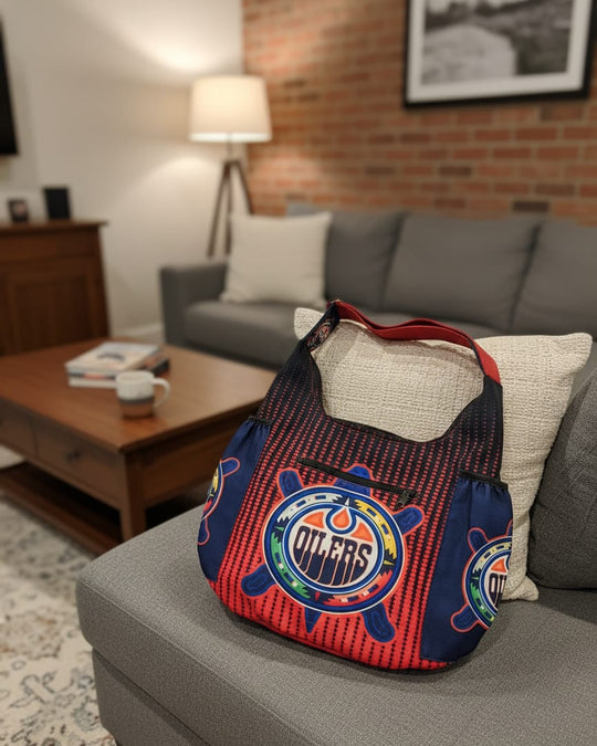 Red-Orange Oiler Crossbody Bag