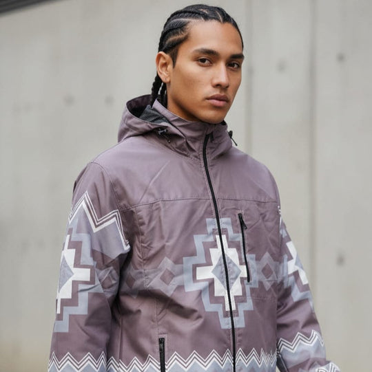 OLDTRIBES™ Taupe-brown Windbreaker