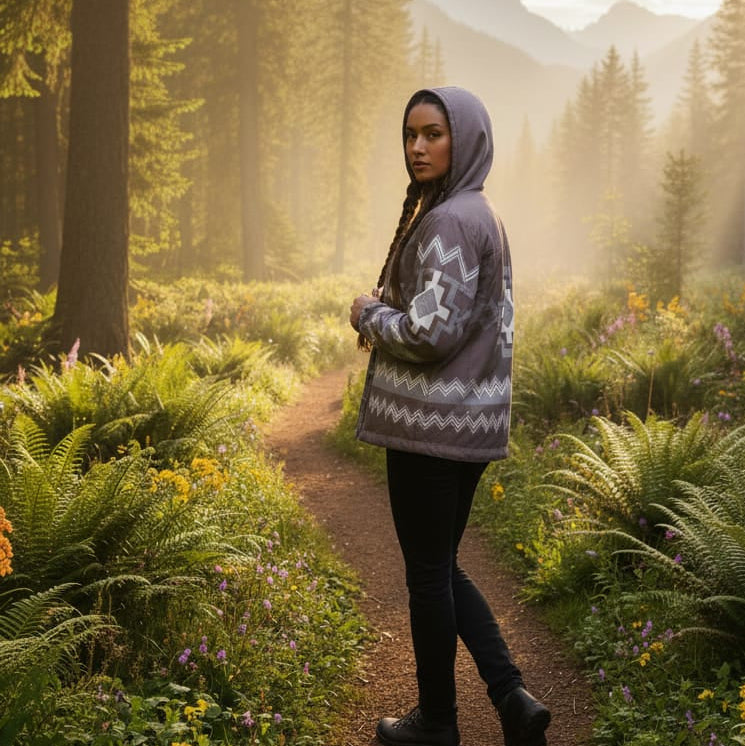 OLDTRIBES™ Taupe-brown Windbreaker