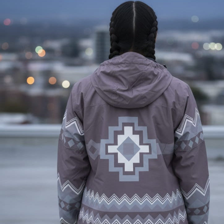 OLDTRIBES™ Taupe-brown Windbreaker