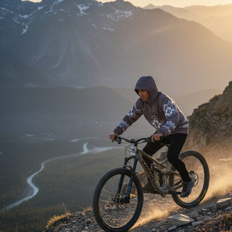 OLDTRIBES™ Taupe-brown Windbreaker