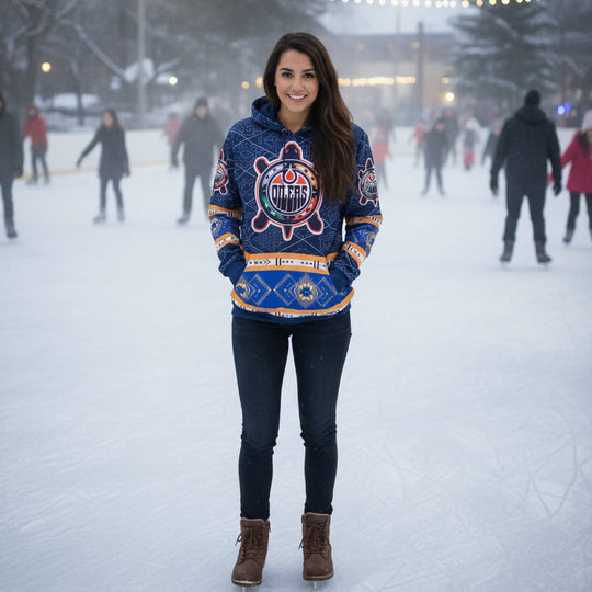 Sweat à capuche bleu marine profond OLDTRIBES™