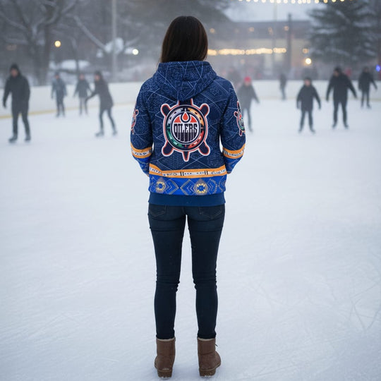 Sweat à capuche bleu marine profond OLDTRIBES™