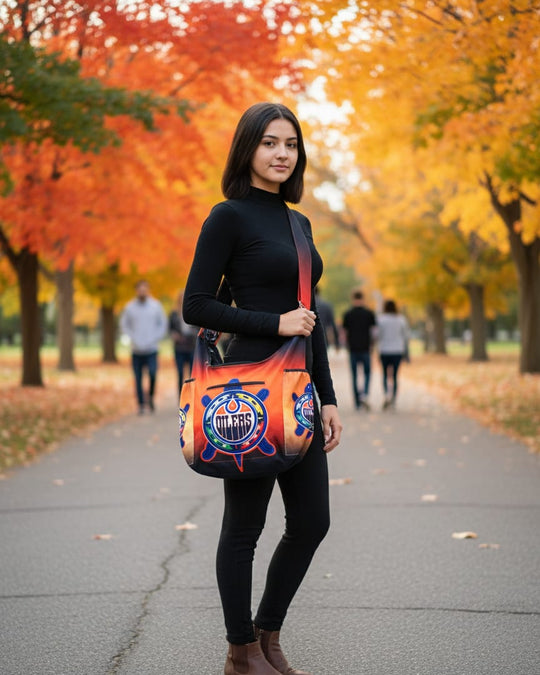 Orange Oiler Crossbody Bag