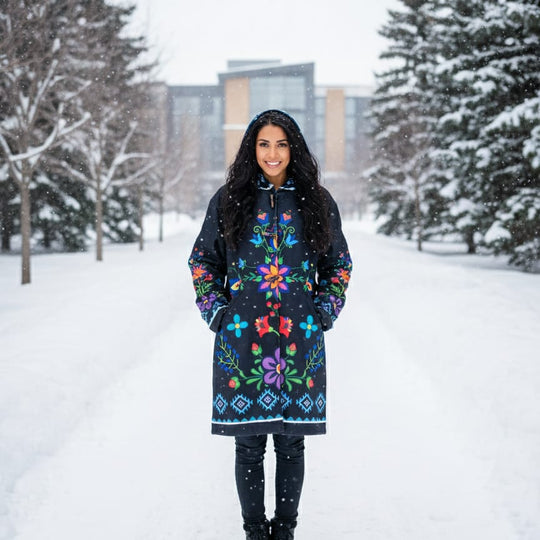 OLDTRIBES™ Violet Growth Long Coat