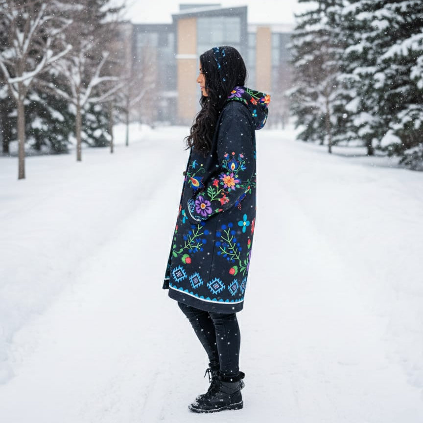 OLDTRIBES™ Violet Growth Long Coat