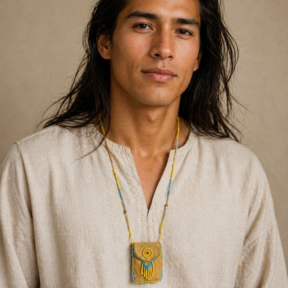 OLDTRIBES™ Desert Flower Medicine Bag