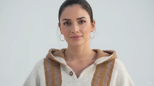 Cider and white Ponchos