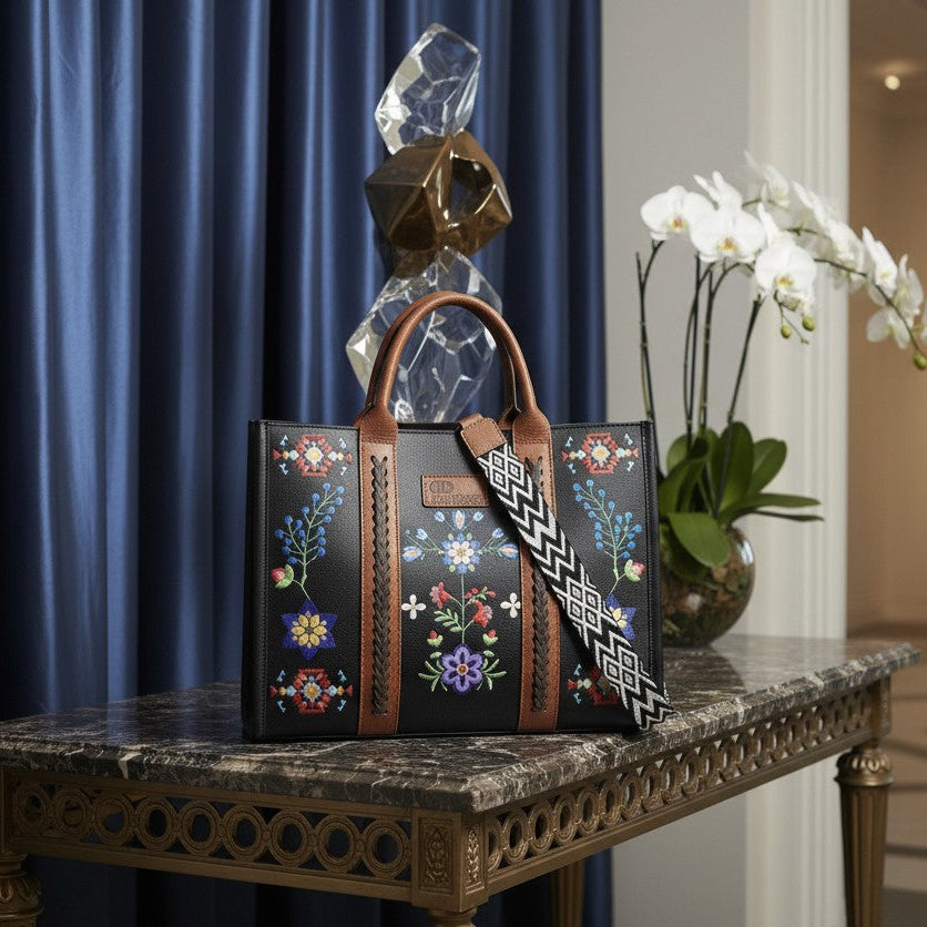 OLDTRIBES™  Heritage Blossom Tote Bag