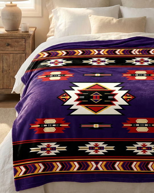 ULTRA SOFT LUXURY PLUSH BLANKET (purple)