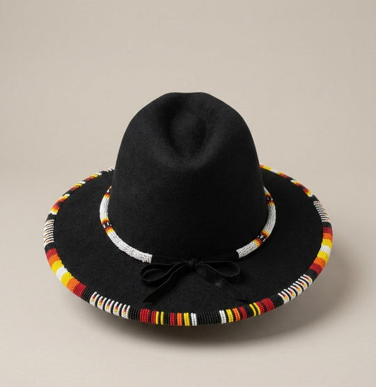 Size-57 Handmade Beaded Hat