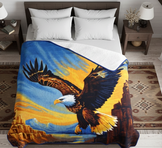 Eagle Ultra Soft Luxury Plush Blanket