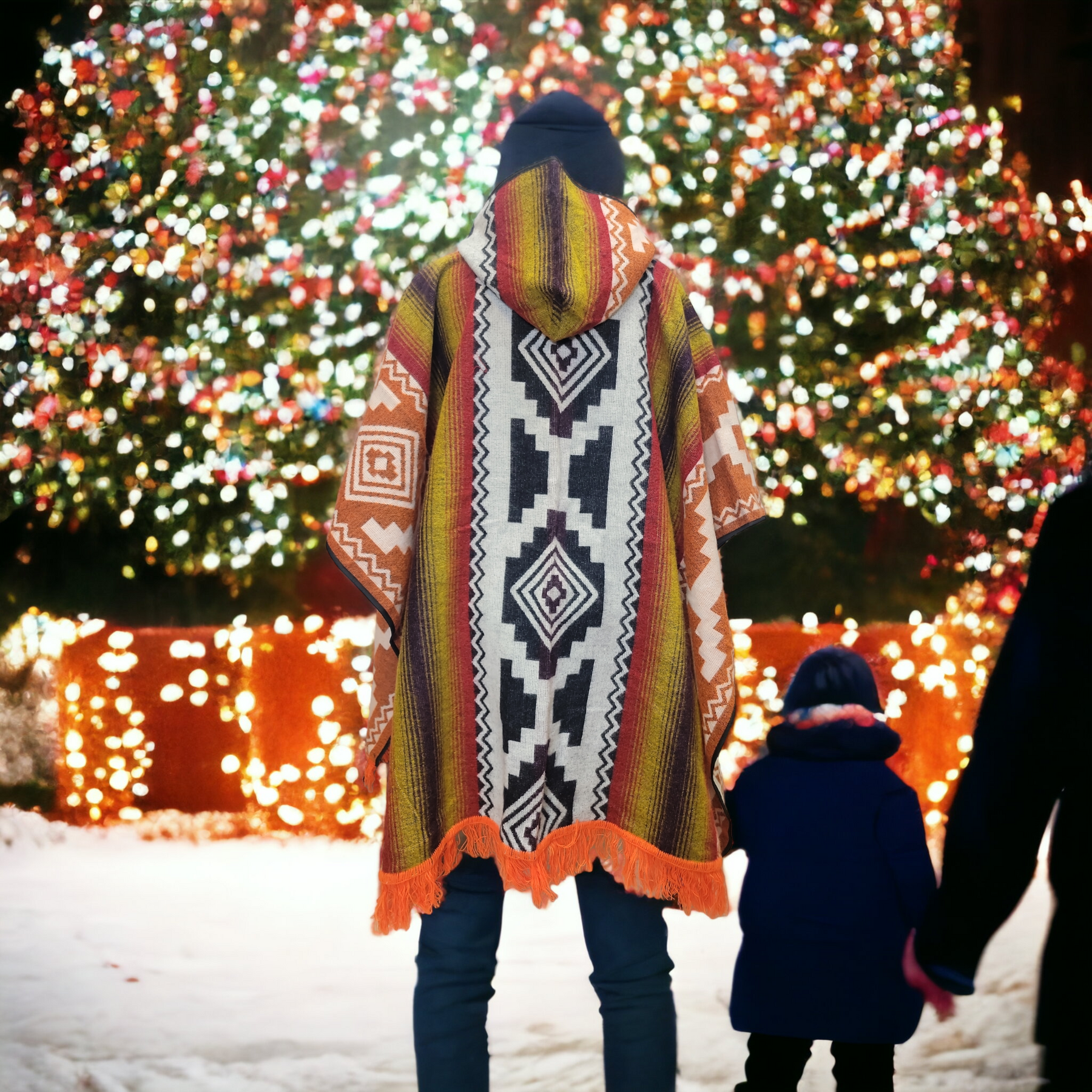 Christmas 2025 sweater poncho