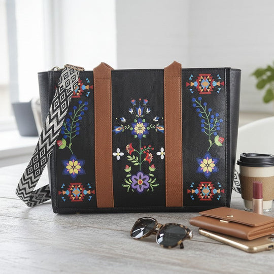 OLDTRIBES™  Heritage Blossom Tote Bag