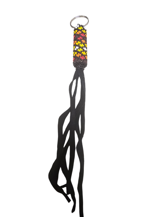 OLDTRIBES™  blacl Beaded Keychain