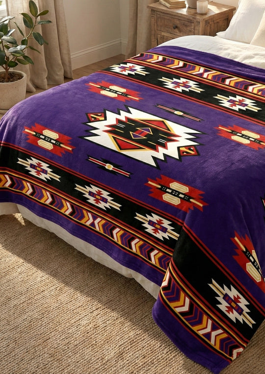 ULTRA SOFT LUXURY PLUSH BLANKET (purple)