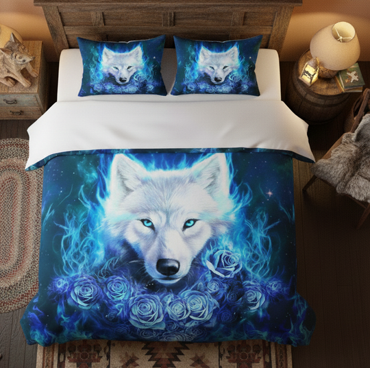 Mystic Wolf Quilt  Set